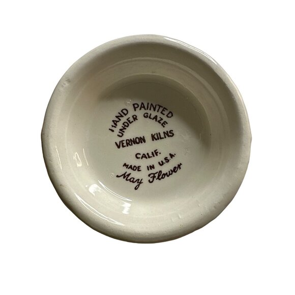 Metlox Sugar Bowl & Lid May Flower - Picture 5 of 12